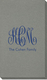 Large Script Monogram with Text Linen Like Guest Towels Image 3 of 4